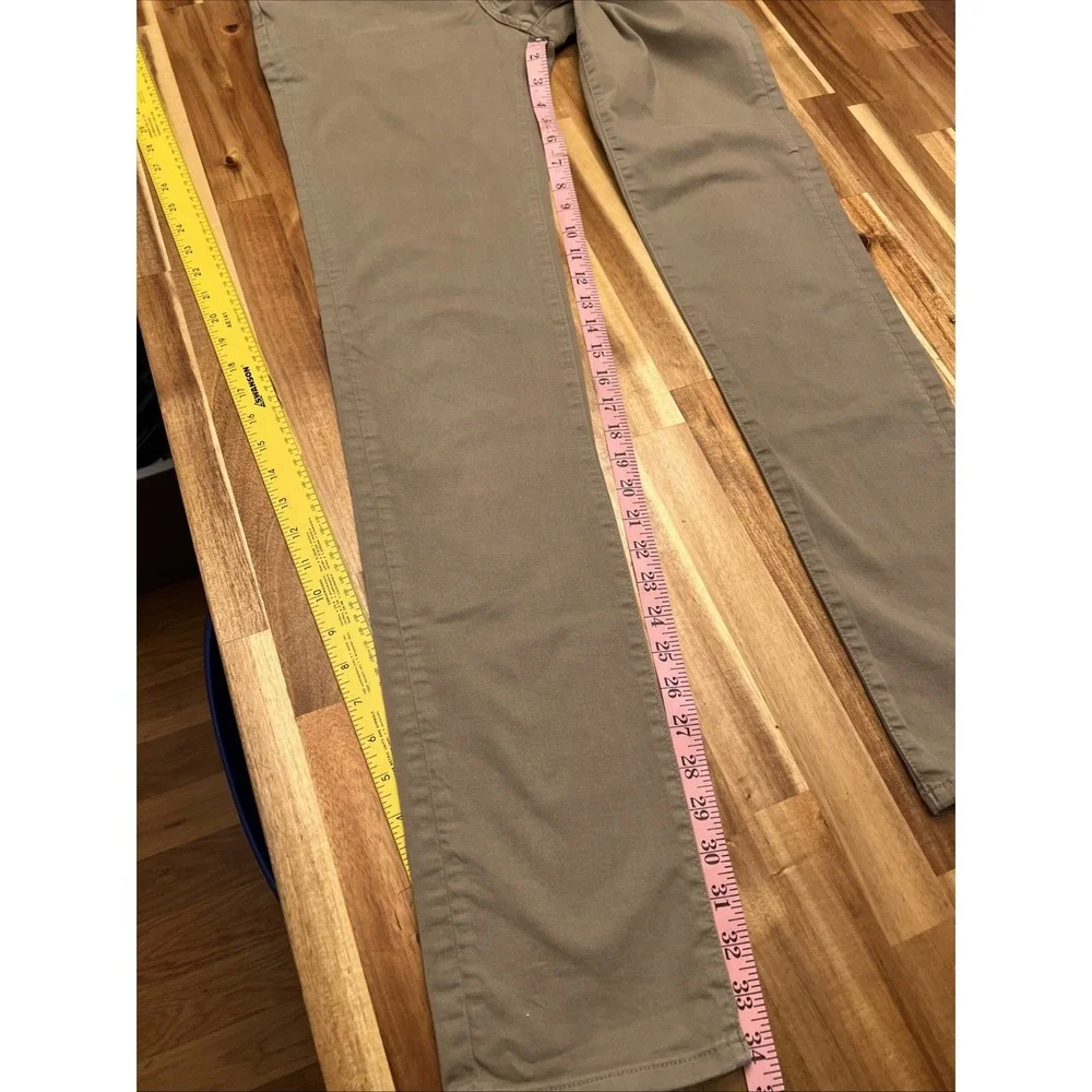 American Eagle Original Straight Flex Khakis Men's 30x36 Beige Pants - Picture 6 of 7